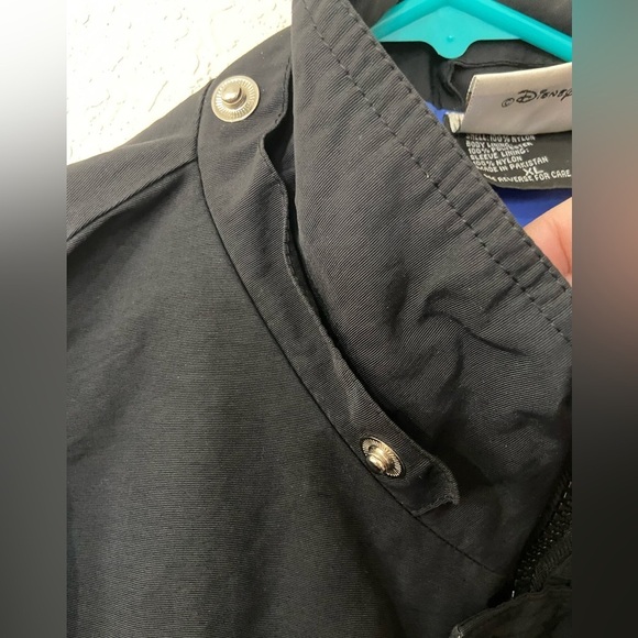 Walt Disney World Mickey Mouse Jacket Navy Blue Nylon Heavy Coat Vintage Sz XL - Picture 7 of 12